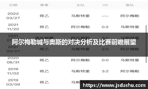 阿尔梅勒城与奥斯的对决分析及比赛前瞻展望